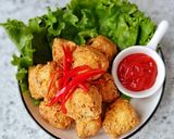 Foto langkah ke 4 dari resep Bola Bola Udang Tahu Goreng.