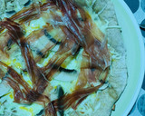 Foto del paso 4 de la receta: Pizza de jamón y champiñones a la sartén 🍖🍕