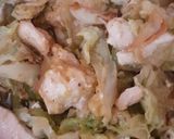 A picture of step 4 of Cabbage Chicken.