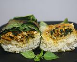 Foto langkah ke 13 dari resep Nasi Bakar Ayam Suwir gurih.