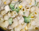 A picture of step 5 of Corn Pasta.
