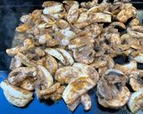 Une image de l'étape 8 de Champignons et aubergines marinées grillées.