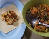 Foto langkah ke 4 dari resep Martabak isi usus mie.
