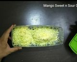 A picture of step 1 of Aam ki Khatti Meethi Chutney/ Sweet and Sour Mango Chutney.