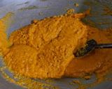 A picture of step 2 of Besan ladoo.