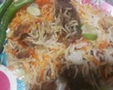 A picture of step 6 of Mutton beryani.