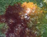 A picture of step 3 of Green coriander & potato curry.