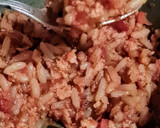 Foto del paso 8 de la receta: Soja texturizada orgánica con arroz parboil en salsa de tomate simple 🍅 🍚 🌾