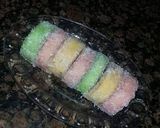A picture of step 1 of Rainbow swiss roll.