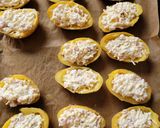 Töltött krumplihajók recept fázis 3 fotója