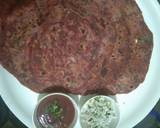 Beetroot cabbage paratha recipe step 3 photo