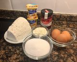 Foto del paso 1 de la receta Tarta de requesón o ricotta con mermelada de frambuesas