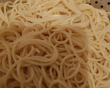Stir fry onion pasta (spaghetti)matakin girki1 hoto