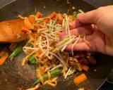 Easy homemade stir fry sweet chilli chicken with egg noodles recipe step 5 photo