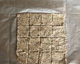 A picture of step 4 of Keto sesame cookies.