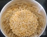 A picture of step 1 of Vegetable Daliya khichdi.