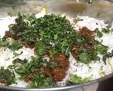 A picture of step 8 of Anokhi biryani.