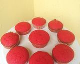 A picture of step 2 of Red velvet cake/cupcakes.