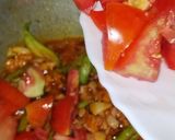 A picture of step 3 of Thotakura Tomato Curry.