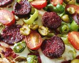 A picture of step 3 of Bread Pizza.