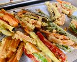 A picture of step 3 of Rainbow Vegetables Tempura🌈.