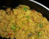A picture of step 4 of Mung daal chilla.