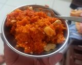 A picture of step 5 of Gajar ka Halwa.