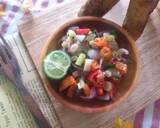 Sate lilit dengan sambal matah langkah memasak 7 foto