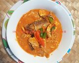 Foto langkah ke 6 dari resep Gulai kepayang (keluwek) & ikan tapau (asap).