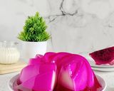 Foto langkah ke 5 dari resep Puding Buah Naga Leci.
