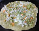 पालक उत्पम चीज़ी रैप रेसिपी चरण 2 फोटो