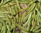 A picture of step 2 of Skye's Pistachio Pole Beans.