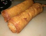 Foto langkah ke 5 dari resep Roti Gulung Sosis Keju.