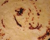 A picture of step 2 of Besan ka cheela.
