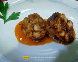 Foto del paso 10 de la receta: Andares de cerdo relleno de setas y langostinos