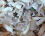 A picture of step 3 of Tom Yum Soup with Mushrooms and Shrimp.