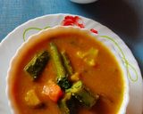 A picture of step 5 of Sindhi Kadhi.