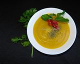 A picture of step 8 of Pumpkin Soup.