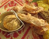 A picture of step 3 of Orange Sandesh.