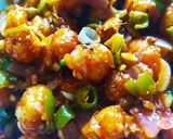 A picture of step 5 of Crispy Chilli Chana.