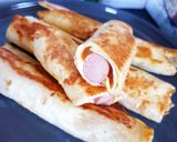 Une image de l'étape 6 de Corn dog façon wrap.