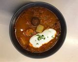 Erdélyi savanyúkáposzta-leves pirított kolbásszal, tejföllel recept fázis 7 fotója