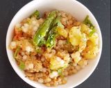 A picture of step 6 of Sabudana Khichdi.