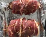 Mozzarella-Corned Beef Stuffed Bacon Wrapped Chicken + Spicy Orange-Honey-Parsley-Tomato Pesto Sauce recipe step 1 photo