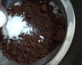 A picture of step 2 of Eggless Soft And Chewy Choco Brownie Cookies(Brookies)Without Oven.