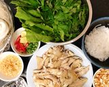 A picture of step 4 of Chicken Pho Salad (Phở Gà Trộn).