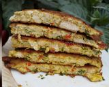 A picture of step 6 of Awara/Tofu fritata/pizza😍.