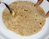 A picture of step 6 of Green salad with custard in tortilla cups.