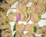A picture of step 4 of Chicken sticks restaurant style.