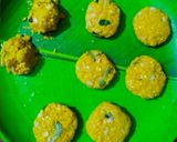 A picture of step 6 of Corn Vada.
